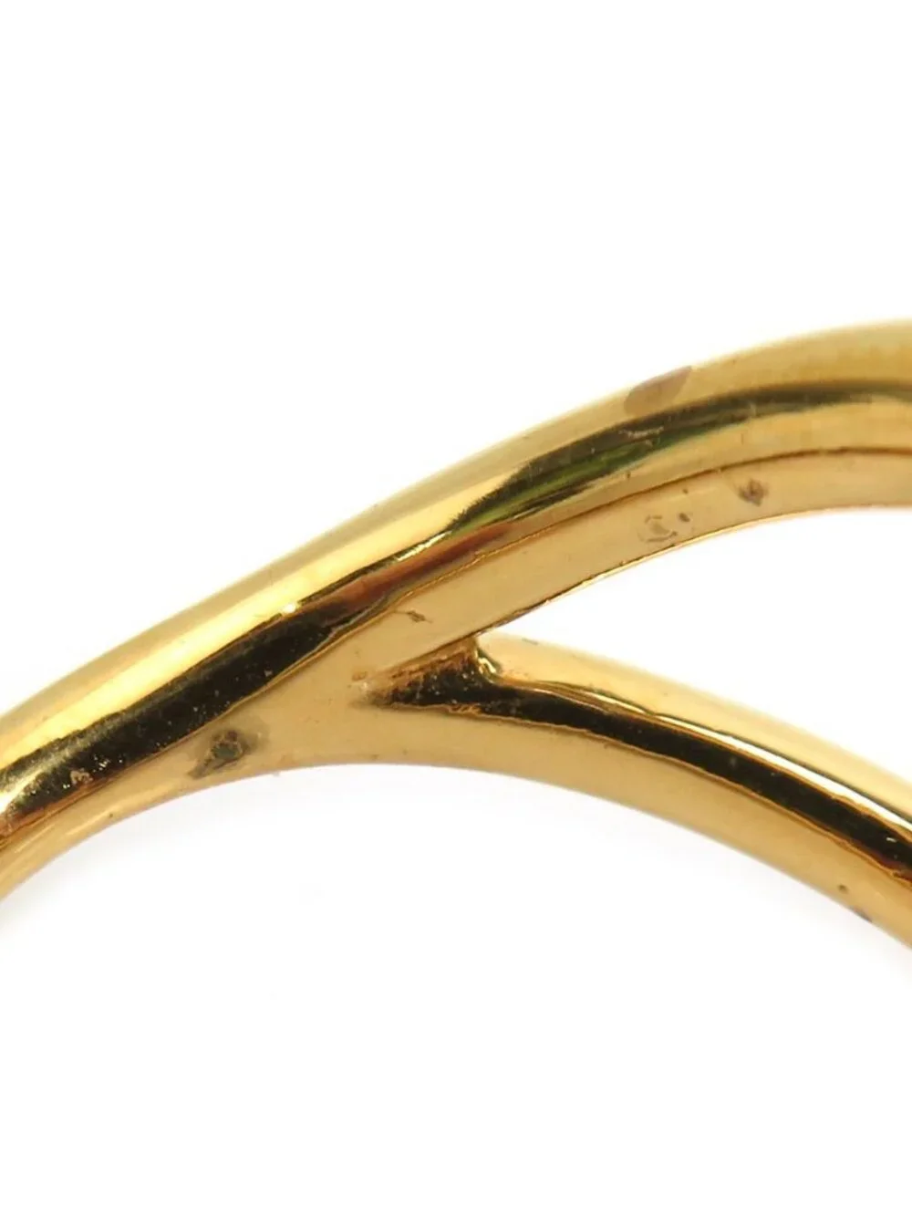 Hermes Scarf Ring Gold